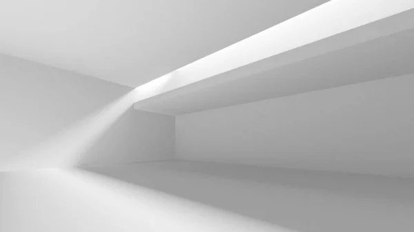 Abstract White Architecture Design Concept Illustrazione Del Rendering — Foto Stock