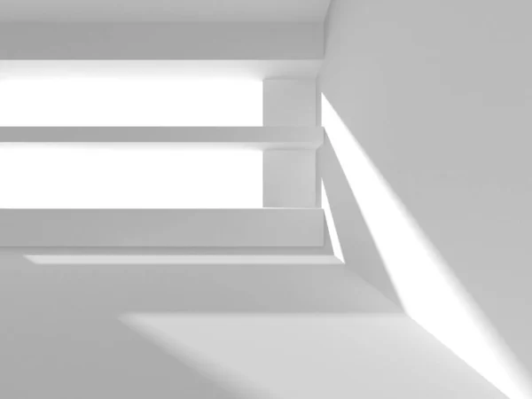 Verlichte Gang Interieur Ontwerp Lege Kamer Interieur Achtergrond Weergave — Stockfoto