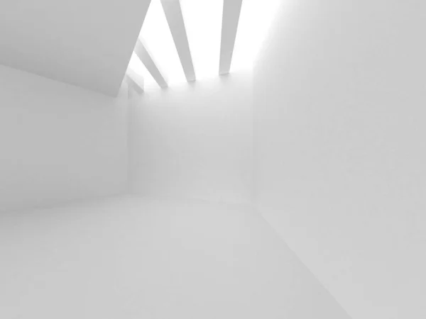 Illuminated Corridor Interior Design Empty Room Interior Background Render — Stock Photo, Image