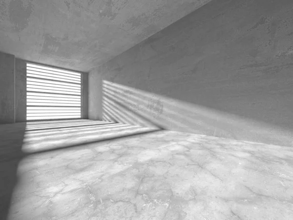 Fondo Interior Arquitectura Abstracta Habitación Hormigón Vacía Renderizar — Foto de Stock