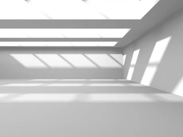 Abstract White Architecture Design Concept Illustratie Van Render — Stockfoto