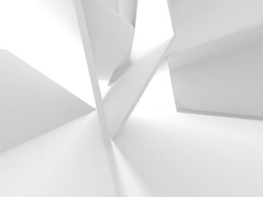 Aydınlatılmış koridor iç tasarımı. Boş Oda İç mimarisi. 3 Boyutlu Hazırlama