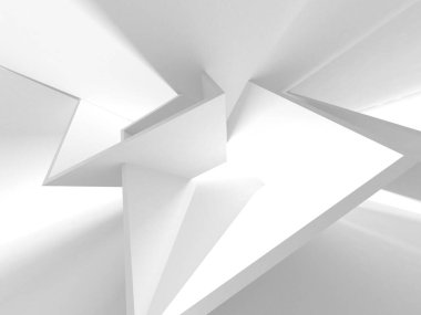 Aydınlatılmış koridor iç tasarımı. Boş Oda İç mimarisi. 3 Boyutlu Hazırlama