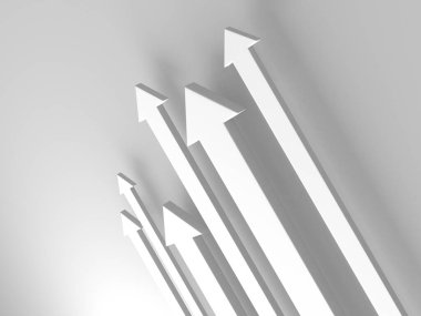 Yaratıcı grafik okları arka planda hareket ediyor. Soyut geometrik tasarım. 3d hazırlayıcı