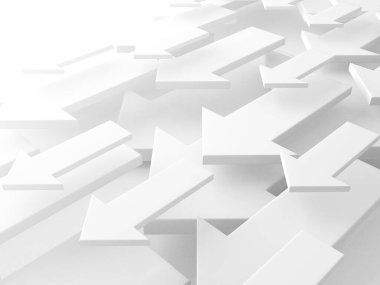 Okçular boş pazarlamayı soyut hale getirir. İş konsepti duvar kağıdı. 3d hazırlayıcı