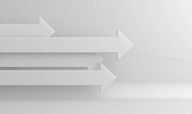 Ok işi konsepti. Minimalist tasarım. 3d hazırlayıcı