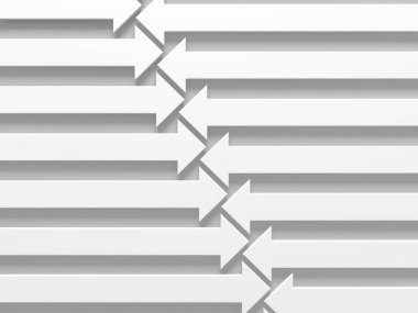 Okçular boş pazarlamayı soyut hale getirir. İş konsepti duvar kağıdı. 3d hazırlayıcı