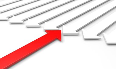 Yaratıcı grafik okları arka planda hareket ediyor. Soyut geometrik tasarım. 3d hazırlayıcı