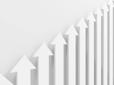 Ok işi konsepti. Minimalist tasarım. 3d hazırlayıcı