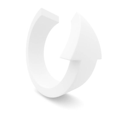 Asgari ok soyut başarı konsepti. 3d hazırlayıcı