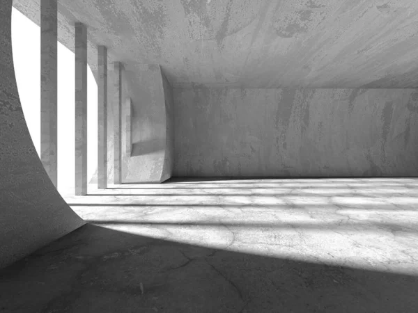 Abstract Architecture Interior Background Empty Concrete Room Render — Stock Photo, Image