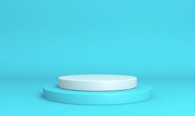 Soyut sahne podyum modeli. Ödül töreni konsepti. 3d hazırlayıcı