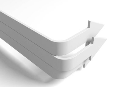 Okçular boş pazarlamayı soyut hale getirir. İş konsepti duvar kağıdı. 3d hazırlayıcı