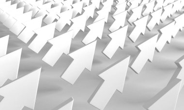 Yaratıcı grafik okları arka planda hareket ediyor. Soyut geometrik tasarım. 3d hazırlayıcı