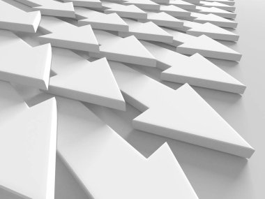 Yaratıcı grafik okları arka planda hareket ediyor. Soyut geometrik tasarım. 3d hazırlayıcı