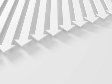 Okçular boş pazarlamayı soyut hale getirir. İş konsepti duvar kağıdı. 3d hazırlayıcı