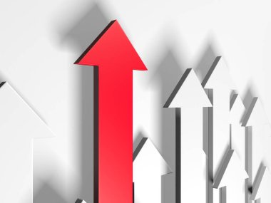 Yaratıcı grafik okları arka planda hareket ediyor. Soyut geometrik tasarım. 3d hazırlayıcı