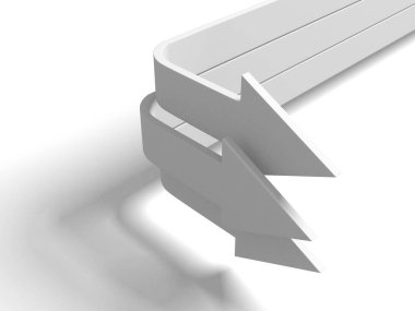 Okçular boş pazarlamayı soyut hale getirir. İş konsepti duvar kağıdı. 3d hazırlayıcı