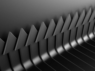 Ok işi konsepti. Minimalist tasarım. 3d hazırlayıcı