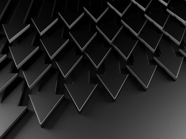 Yaratıcı grafik okları arka planda hareket ediyor. Soyut geometrik tasarım. 3d hazırlayıcı