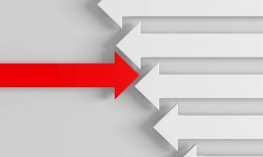 Yaratıcı grafik okları arka planda hareket ediyor. Soyut geometrik tasarım. 3d hazırlayıcı