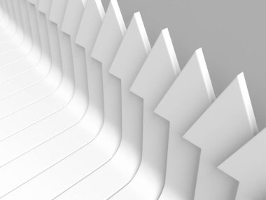 Ok işi konsepti. Minimalist tasarım. 3d hazırlayıcı
