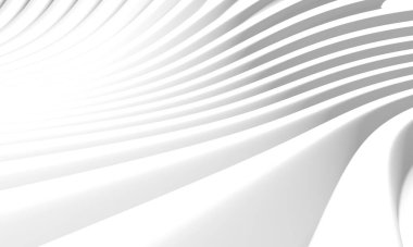 Abstract stripes waves pattern background. 3d rendering