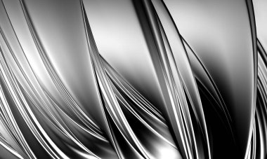 Dark elegance stripes waves pattern background. 3d rendering