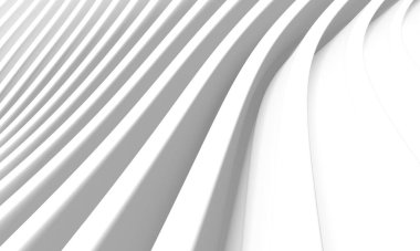 Abstract stripes waves pattern background. 3d rendering