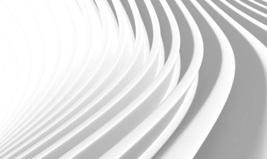 Abstract stripes waves pattern background. 3d rendering