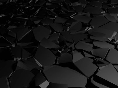 Cracked dark stone texture design background. 3d rendering