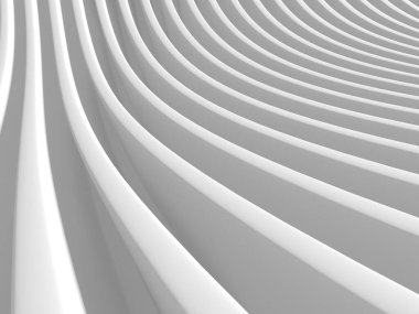 Abstract stripes waves pattern background. 3d rendering