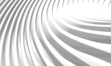 Abstract stripes waves pattern background. 3d rendering