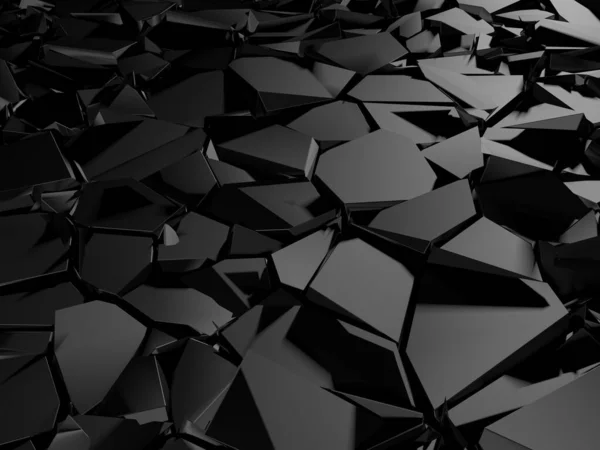 Cracked Dark Stone Texture Design Background Rendering — Stockfoto