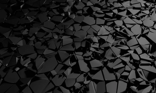 Cracked Dark Stone Texture Design Background Rendering — Stockfoto