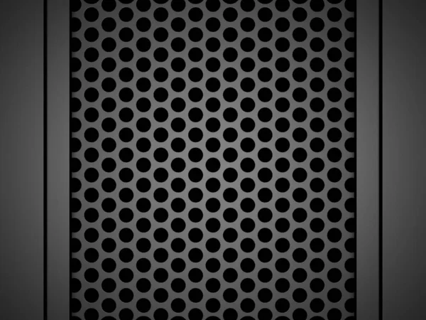 Chrom Metallic Hexagon Glossy Futuristischer Hintergrund Render — Stockfoto