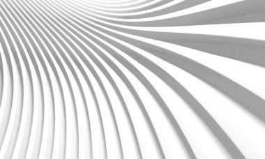 Abstract stripes waves pattern background. 3d rendering