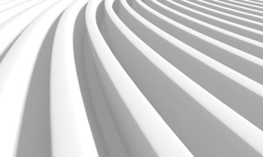 Abstract stripes waves pattern background. 3d rendering