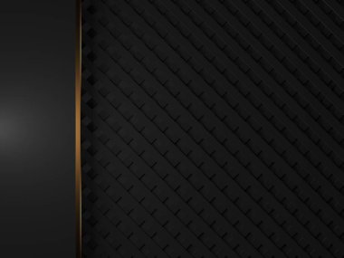 Luxury abstract background. Dark black gold. premium design  mock up. 3d rendering