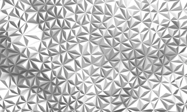 White Geometric Poligon Abstract Background Inglés Renderizado — Foto de Stock