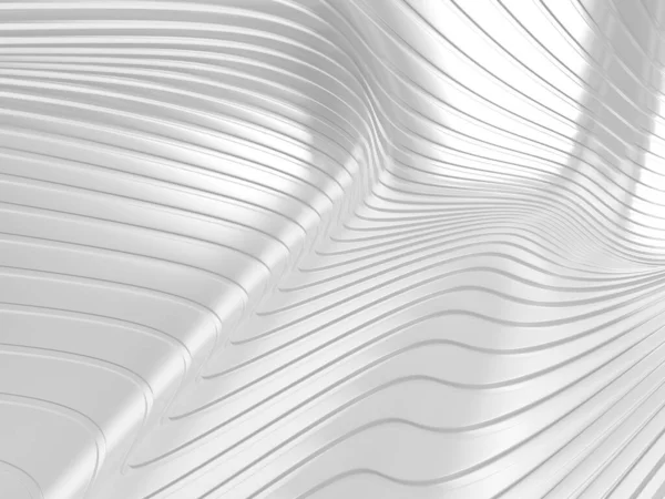 Wave Band Abstract Background Surface Rendering — Stockfoto