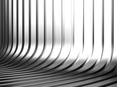 Abstract Dark Silver Metallic Shiny Background. 3d render