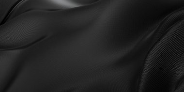 Metalik, soyut, dalgalı sıvı arka plan. 3d resimleme