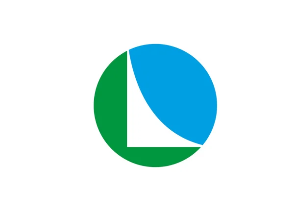 L icône de lettre symbole — Image vectorielle