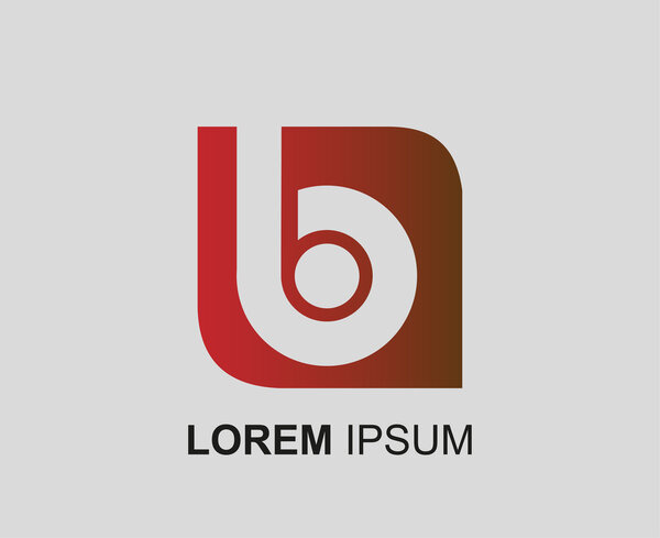 Sign the letter B branding corporate logo icon