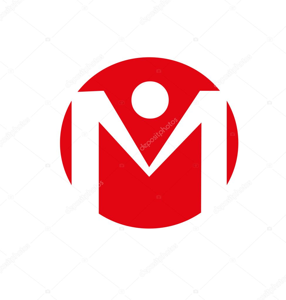 Alphabet letter M logo vector template