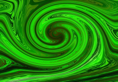 Soyut yeşil girdap dalga arka plan
