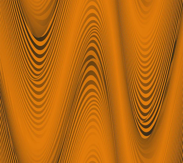 Fond abstrait, tissu plié courbe orange — Photo