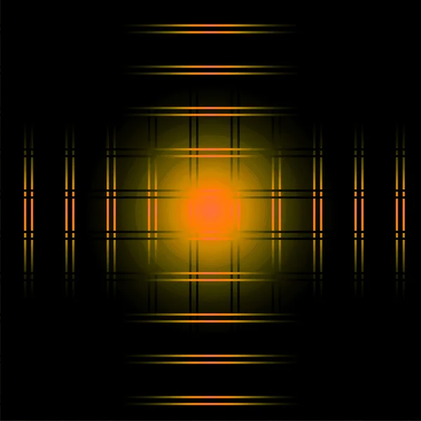 Abstrakcja pomarańczowy światła na ciemnym tle — Zdjęcie stockowe