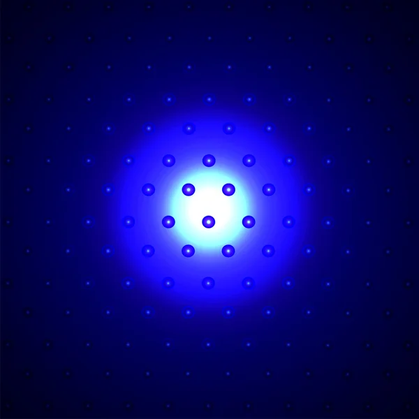 Blaue Punkte Licht abstrakten Hintergrund — Stockfoto